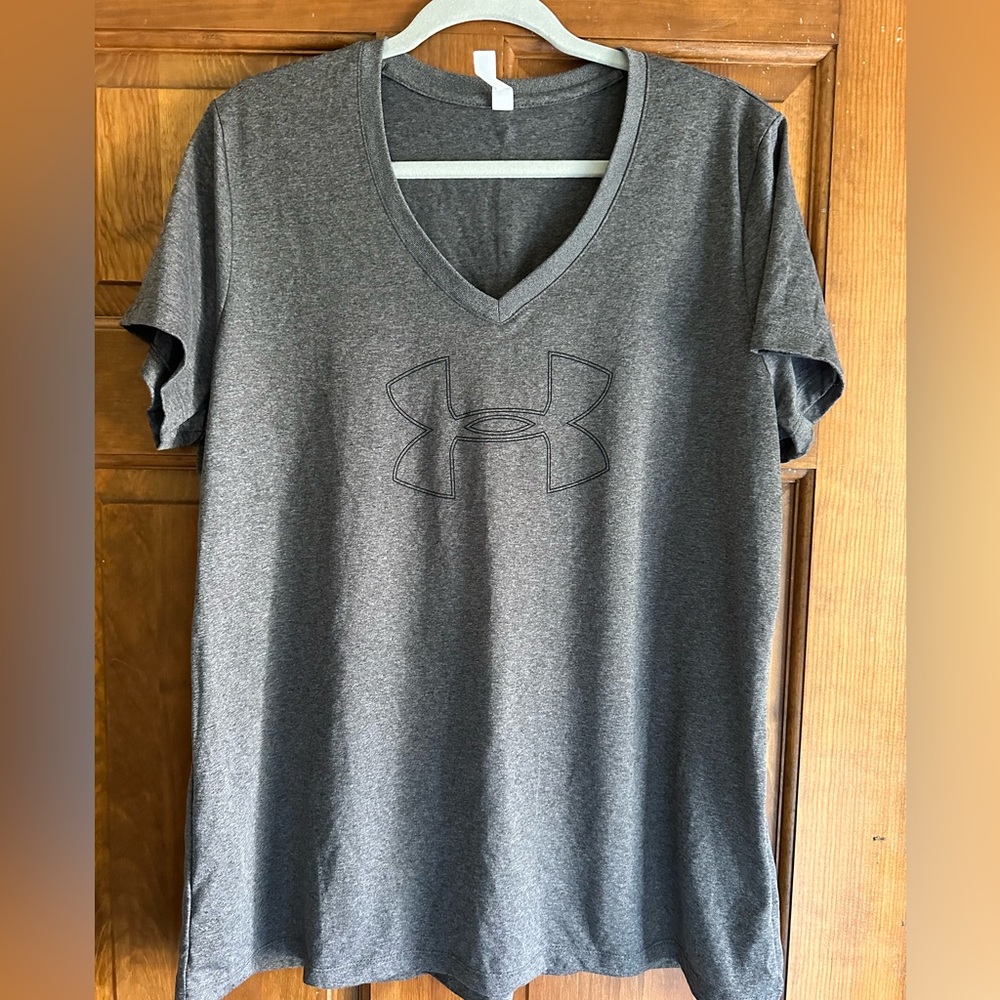 Has been washed but not worn

The color is dark gray.